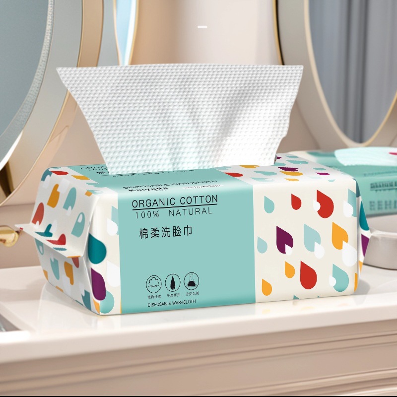 Home Textiles Face Towel - Katoenen wegwerp gezichtsdoekjes, dikke zachte gezichtsreinigingsdoekjes,