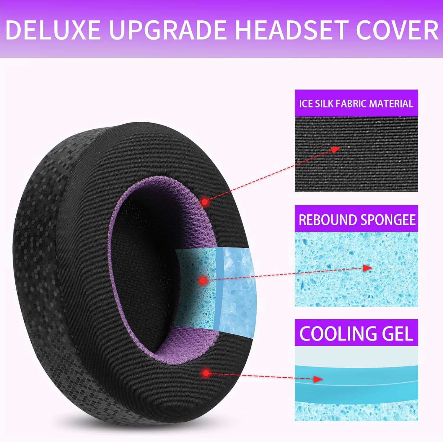 Cooling Pillow Gel - Cooling Gel Voetbal mesh Oorkussens voor