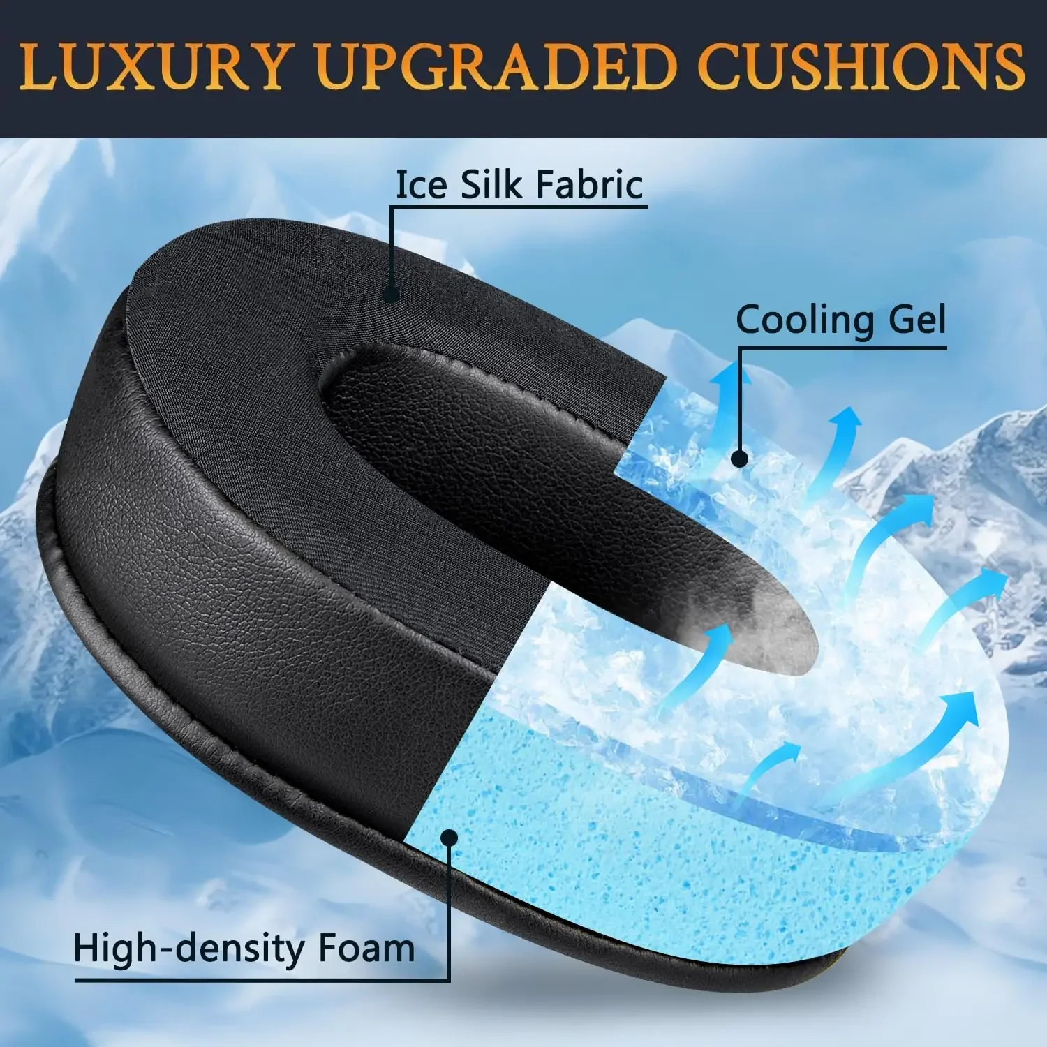 Cooling Pillow Gel - Oorkussens voor BlackShark V2 Pro draadloze