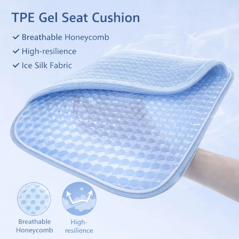 TPE Gel Zitkussen Zomer Ademen - Cooling Pillow Gel recensie en prijs